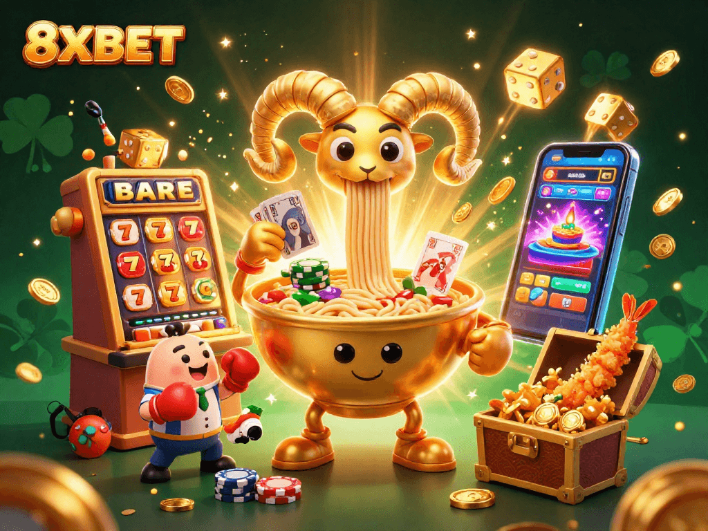 Experience the excitement of 8XBET with thrilling 3D characters and captivating casino action.