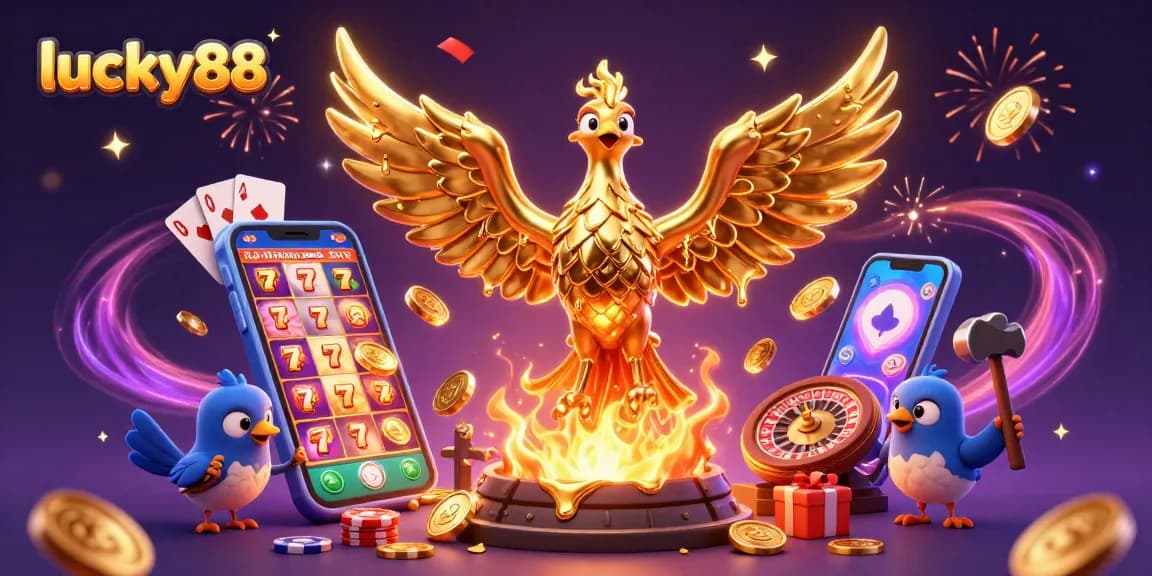 Win big with lucky88 as the golden phoenix brings you to a thrilling casino experience!
