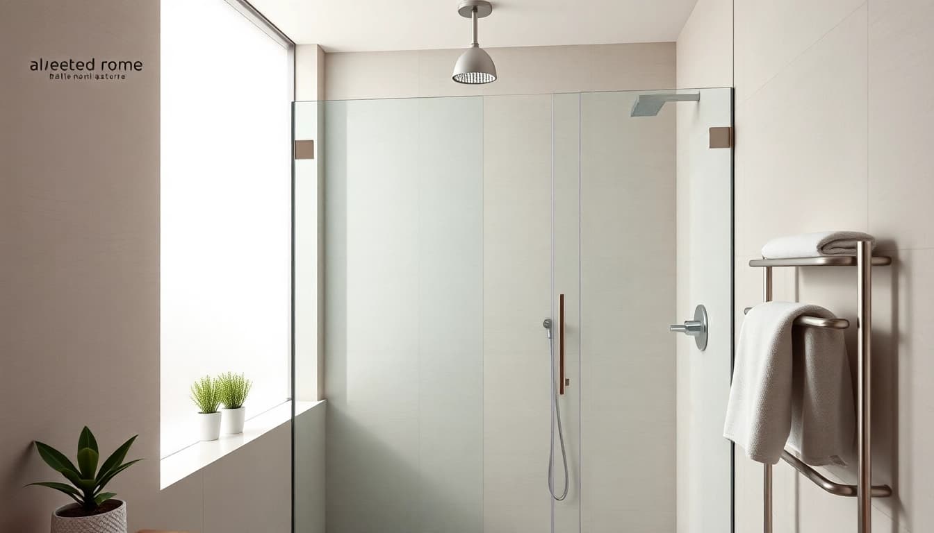 Experience the luxury of elegant showers au with a modern bathroom featuring sleek designs.