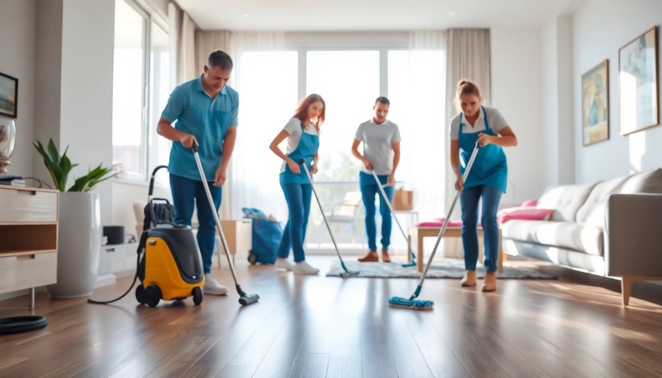 Efficient bond cleaning brisbane service in action, highlighting cleanliness and meticulous attention to detail.