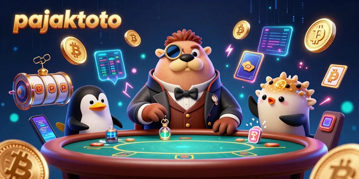 Permainan slot gacor pajaktoto di meja poker bawah laut dengan karakter lucu, menambah keseruan bertaruh.