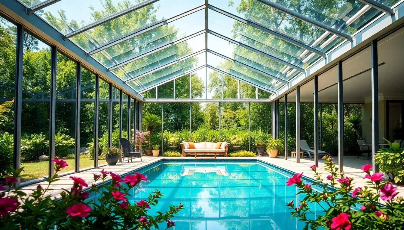 Transform your outdoor space with a stylish Pool Enclosure that enhances comfort and aesthetics.
