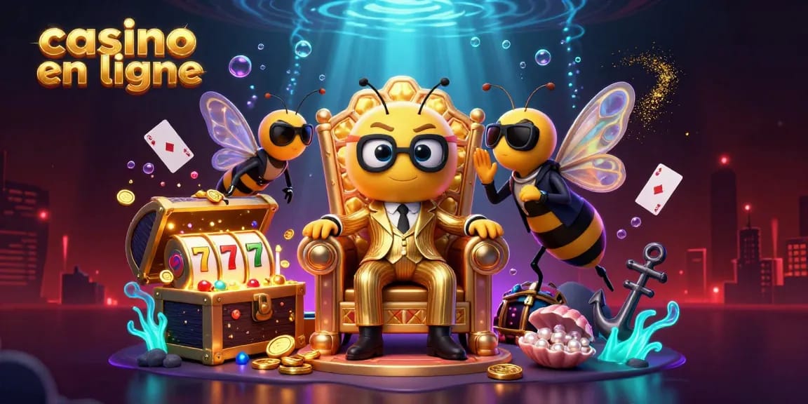 Visitez notre casino en ligne avec des personnages colorés et des éléments de jeu captivants.