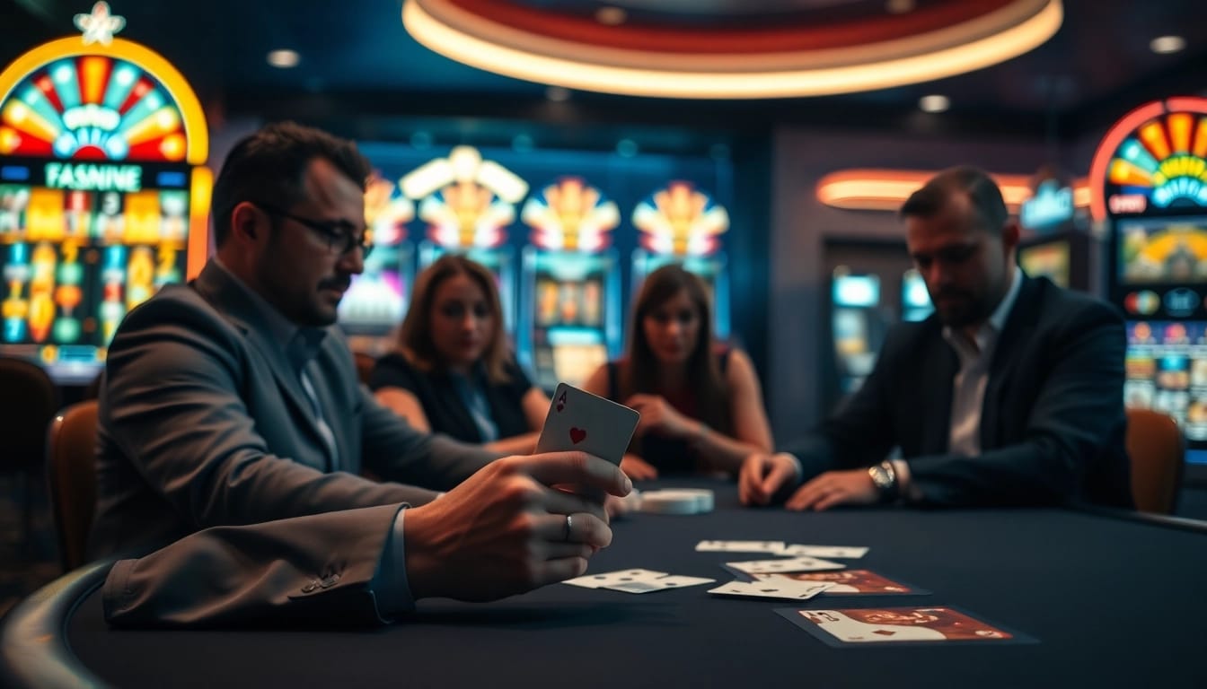 Menangkan permainan di Slot Depo 5000 dengan suasana kasino yang menarik.