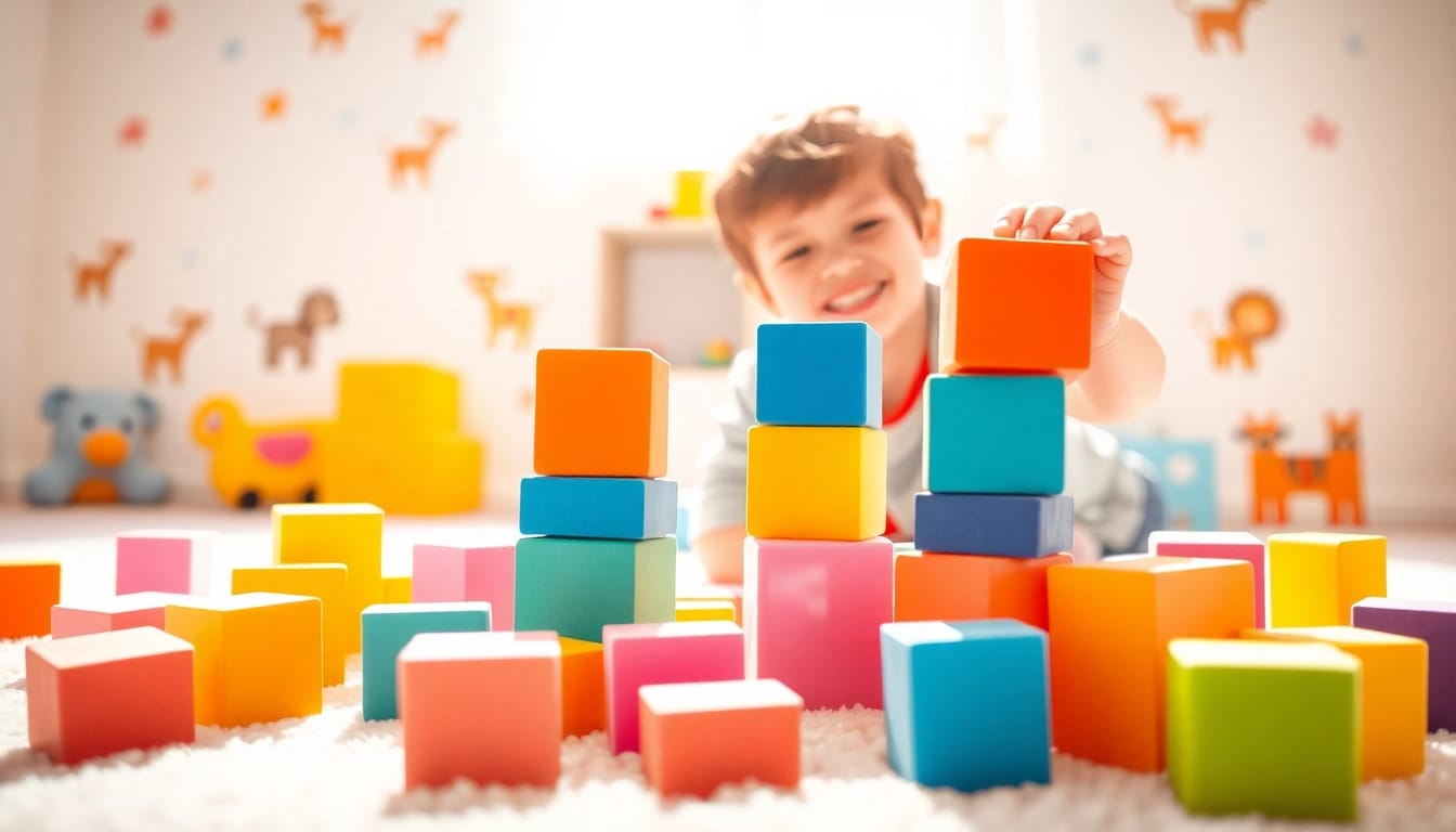Read more here about creative ways to use soft foam building blocks for fun playtime.