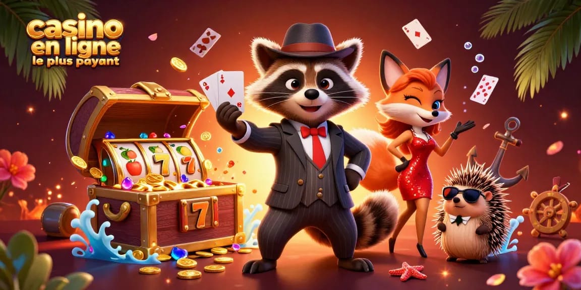 Découvrez le casino en ligne le plus payant avec un rongeur élégant et ses amis animés.