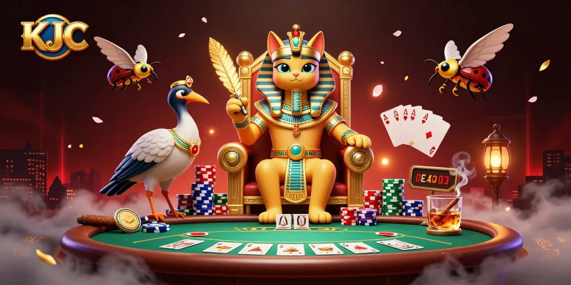 KJC offers thrilling poker action with a vibrant Egyptian theme and immersive casino atmosphere.
