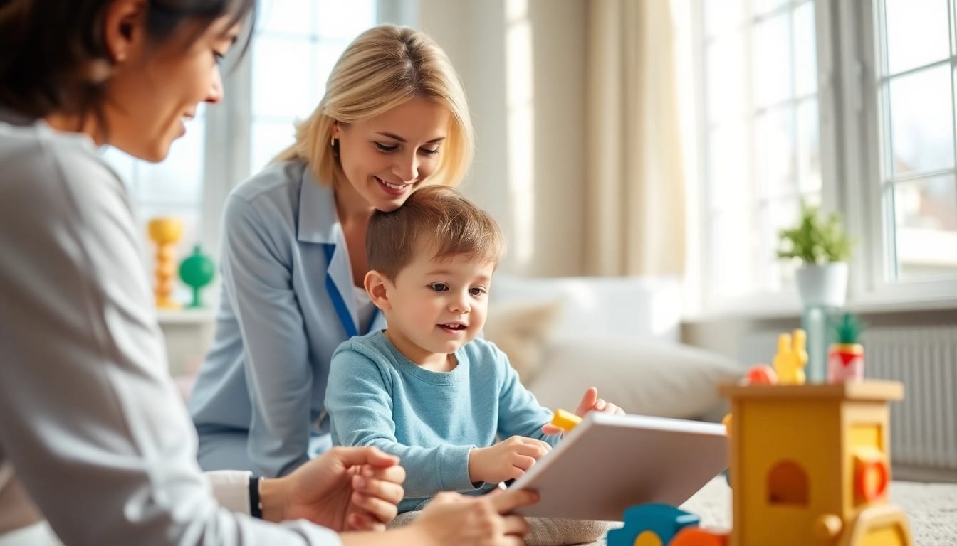 Enhance learning through ABA therapy for kids in a supportive therapy room.
