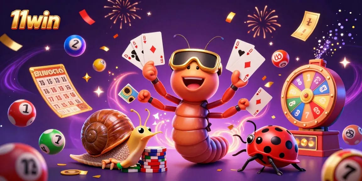 Engage with the thrilling atmosphere of 11win’s games featuring dynamic casino characters.