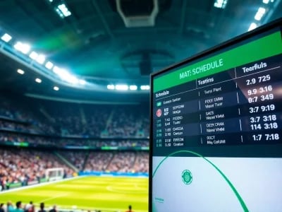 Update Terbaru Jadwal bola Pertandingan Sepak Bola Hari Ini