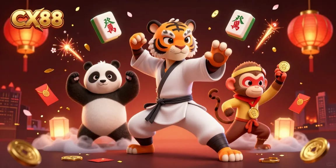 CX88 enhances the online gambling experience with vibrant 3D characters and casino elements.