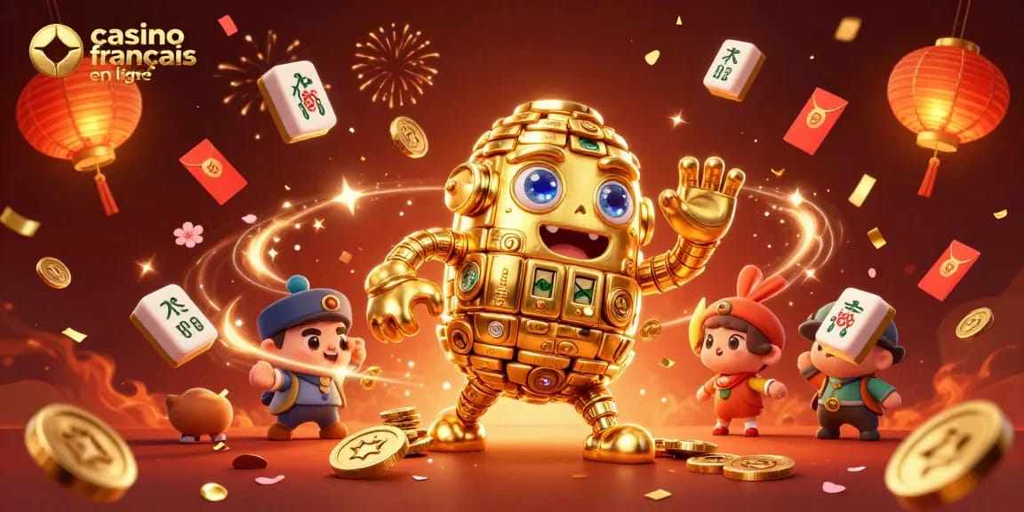 Jouez au casino français en ligne avec nos personnages animés et éléments festifs captivants.