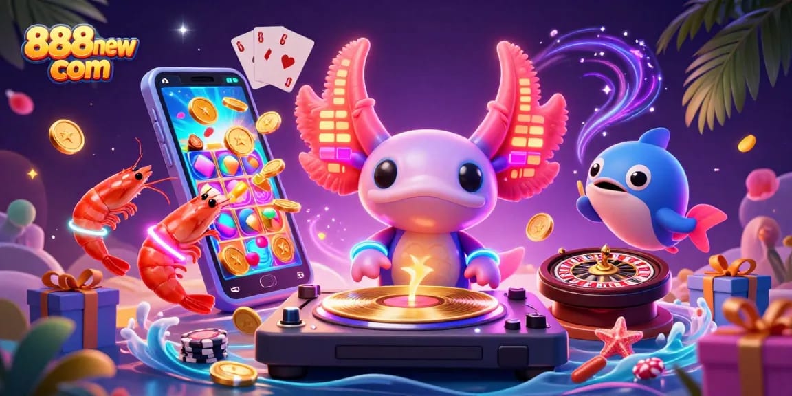 Spin the reels with classic fun at 888new com; join the vibrant party of casino-themed characters!