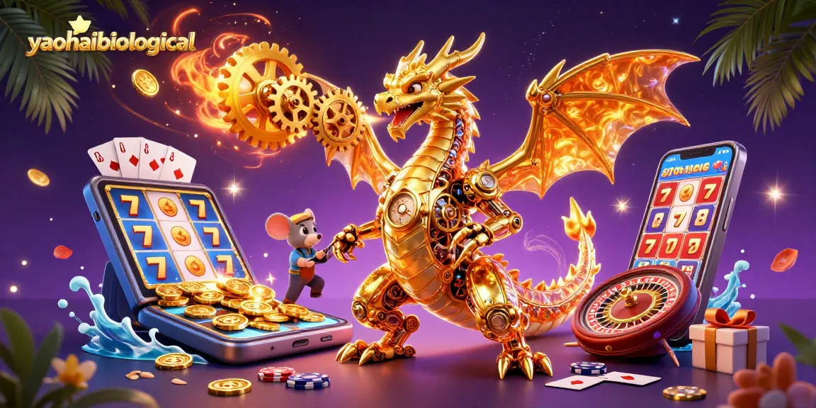 Engage with the thrilling world of yaohaibiological casino slots featuring a golden dragon and dynamic gaming elements.