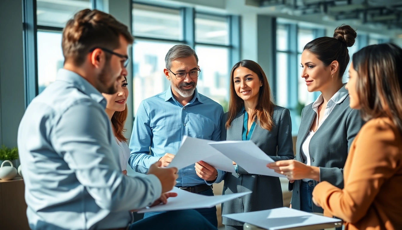 Promote multi-state title and escrow services with a group of professionals collaborating.