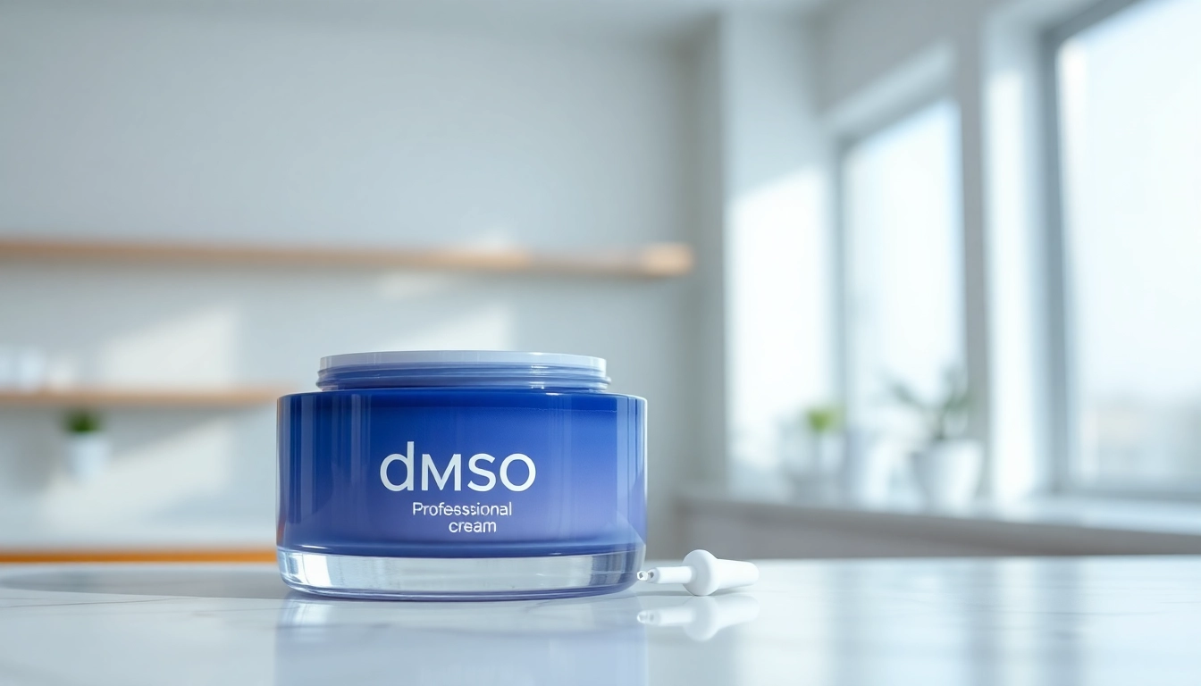 Discover the benefits of dmso cream through its smooth application process and calming aesthetic.