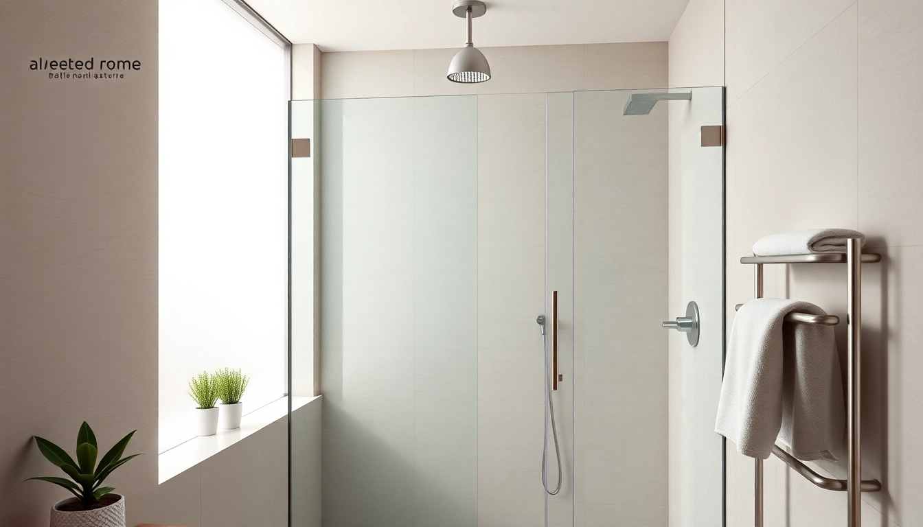 Experience the luxury of elegant showers au with a modern bathroom featuring sleek designs.