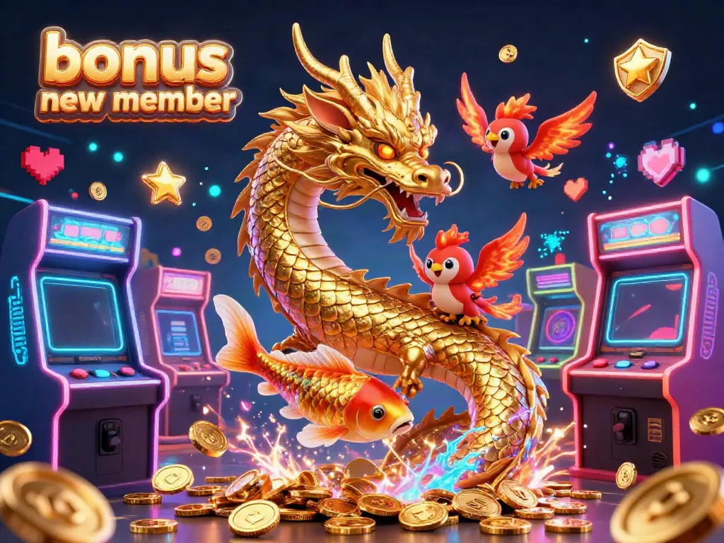 Experience thrilling gameplay with our bonus new member offer at Pakunamu, featuring vibrant 3D characters in action.