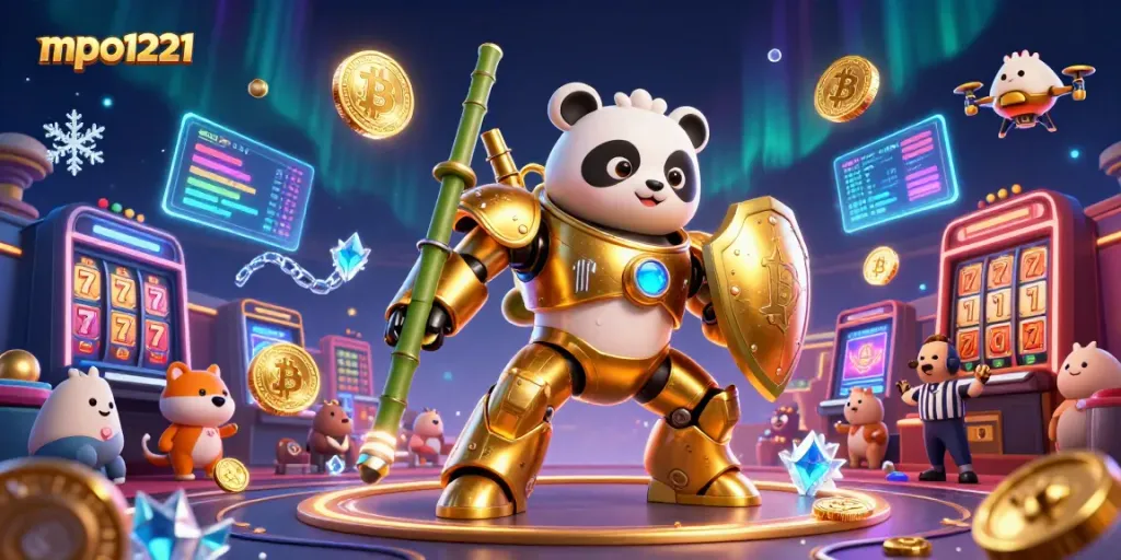 Experience thrilling gameplay at mpo1221, with immersive 3D casino action featuring colorful casino elements.