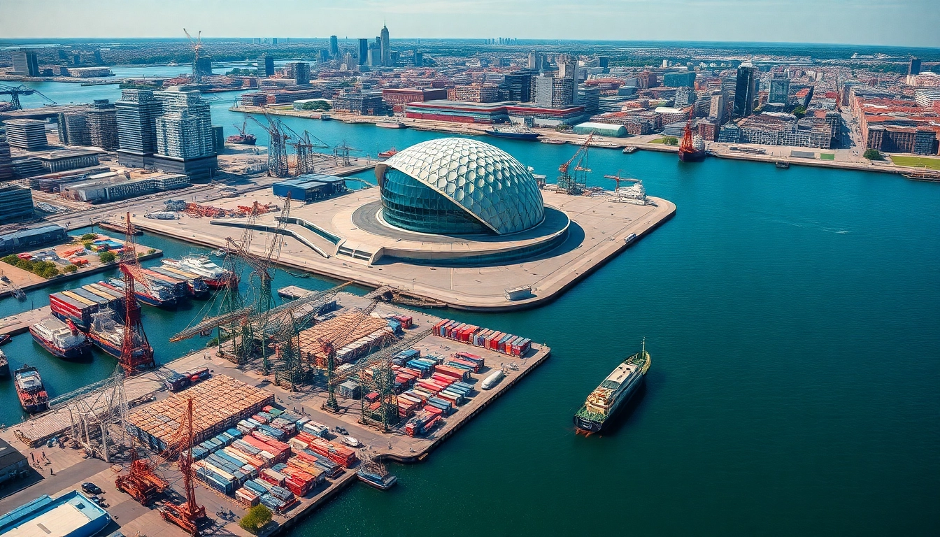 Fotografie von csc hamburg mit Blick auf den Hamburger Hafen und die Elbphilharmonie.